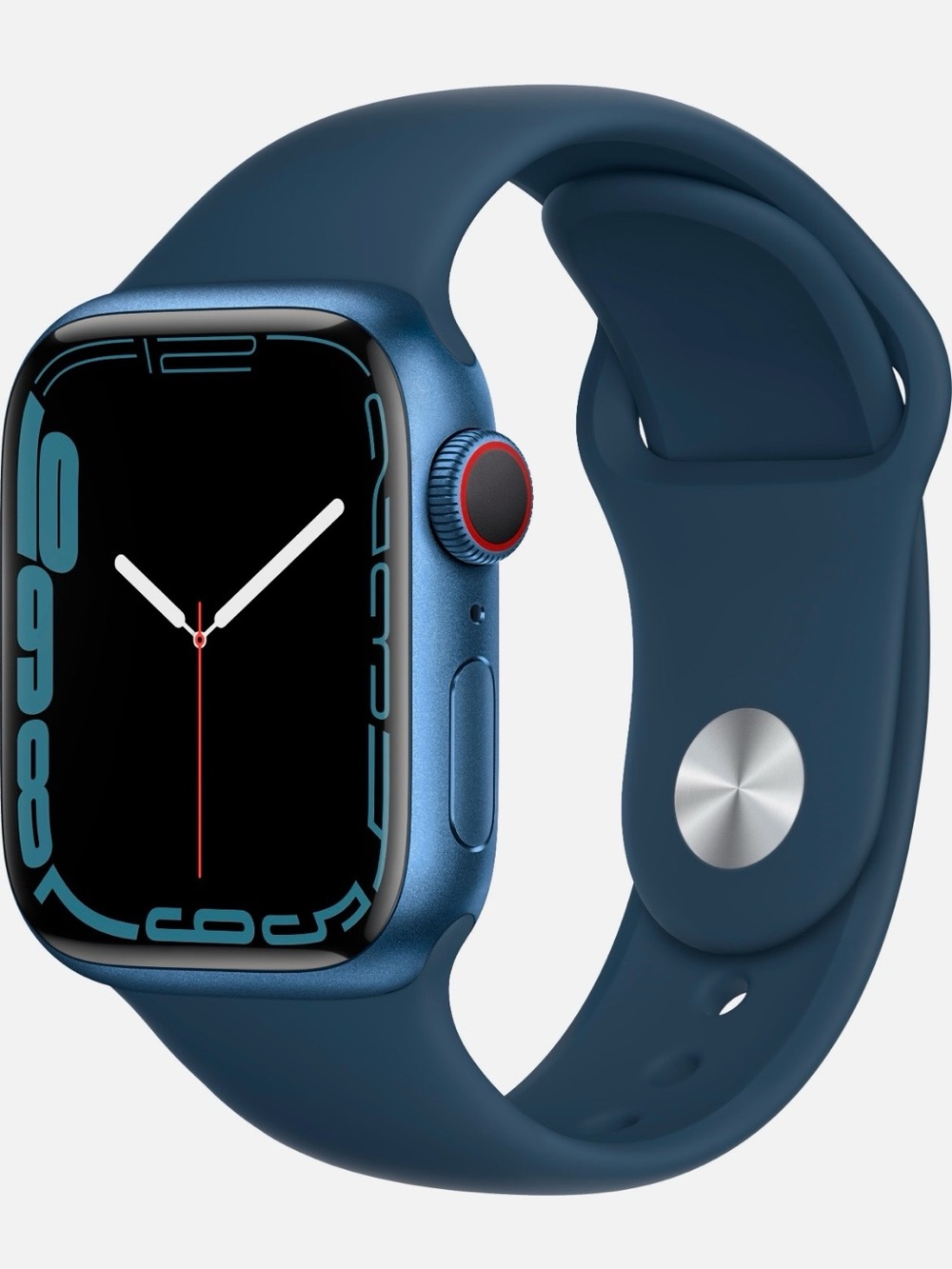 Apple Watch in Deep Blue with Matching Sport Band